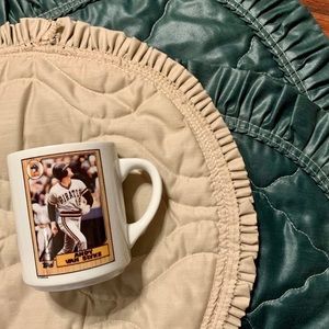 Vintage 1992 MLB Andy Von Slyke Pittsburgh Pirates Stats Coffee Mug.
